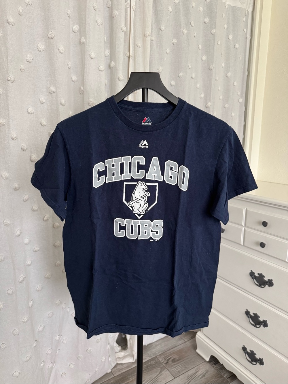 Majestic Chicago Cubs Navy T‑Shirt